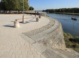 Espaces publics au bord du canal d’Orléans, architecte Bertrand Penneron